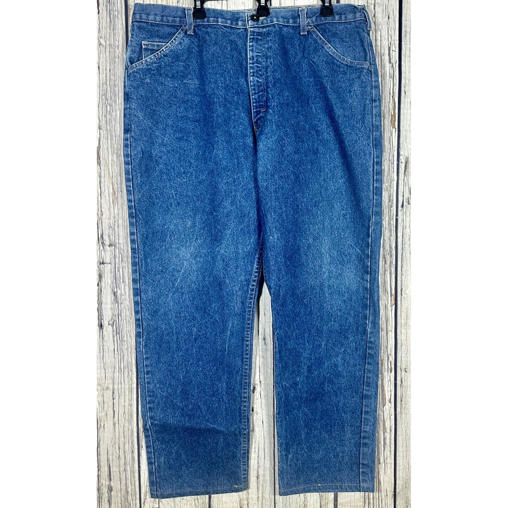 Bulwark FR Mens Blue Flame Resistant Jeans Excel FR 40x34 Straight Leg Denim